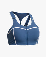 Spider Front Zip Training Bra Top (SPGPCNBR253W-NVY)