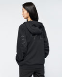 Spider Back Letter Logo Hood Zip-Up (SPGPCNFT304U-BLK)