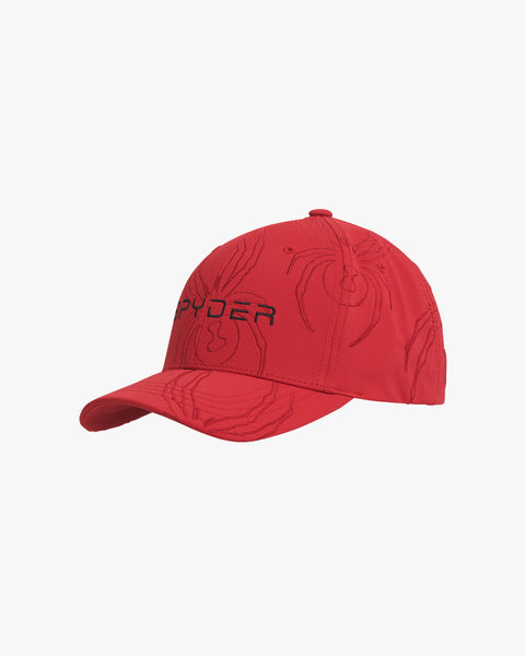 Spider Graphic Lettering Ball Cap Free Size (SPGPANCA314U-RED)